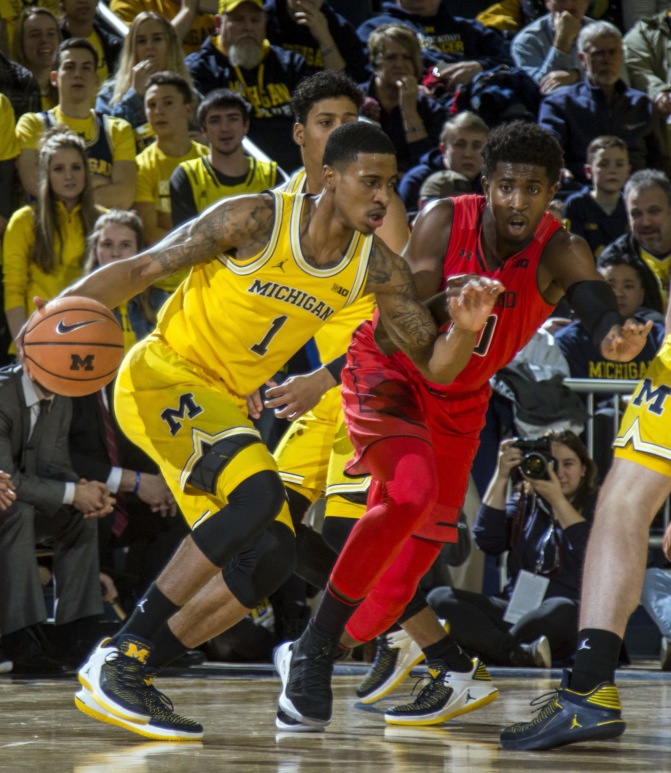 Maryland Michigan Basketball